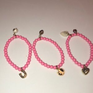 Pink Juicy Couture Bracelets